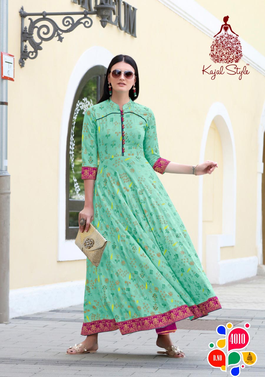Fashion Colorbar Vol-4 Kajal Style Pal Print Long Kurti Fashion Colorbar Vol-4 Kajal Style Pal Print Long Kurti